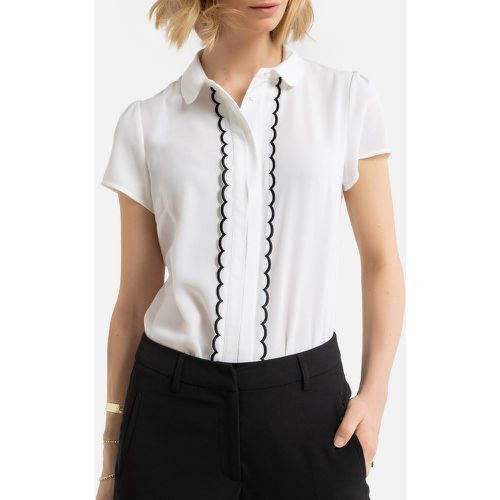 Peter Pan Collar Blouse with Short Sleeves - Anne weyburn - Modalova