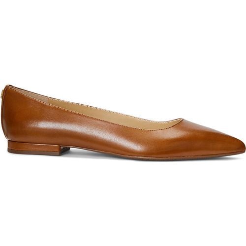 Leather Ballet Flats - Lauren Ralph Lauren - Modalova