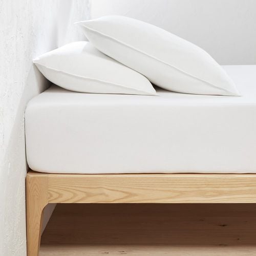 Scenario 25cm High 30% Recycled Cotton Jersey Fitted Sheet - LA REDOUTE INTERIEURS - Modalova