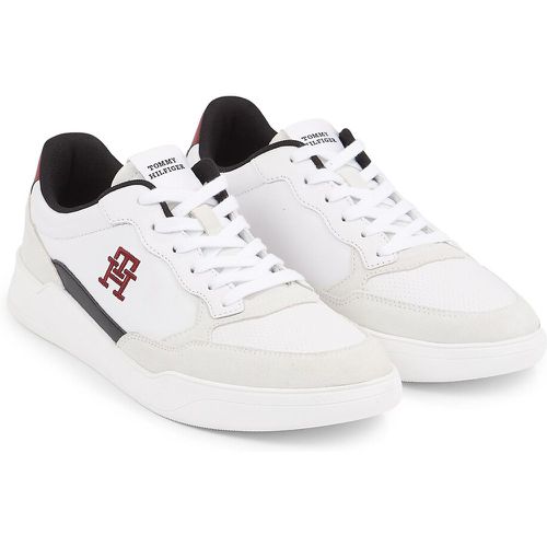 Elevated Cupsole Leather Trainers - Tommy Hilfiger - Modalova