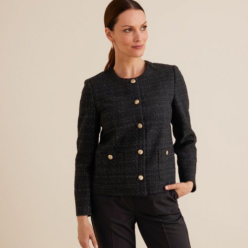 Tweed Cropped Jacket - Anne weyburn - Modalova