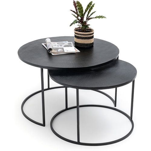 Jalia Set of 2 Metal and Steel Nesting Coffee Tables - LA REDOUTE INTERIEURS - Modalova