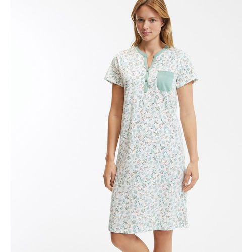 Cotton Nightdress with Short Sleeves - Anne weyburn - Modalova