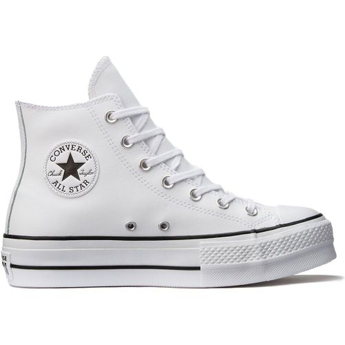 Chuck Taylor All Star Lift Leather Hi Trainers - Converse - Modalova