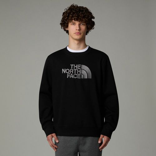 Drew Peak Logo Sweatshirt in Cotton Mix with Crew Neck - The North Face - Modalova