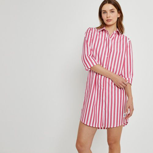 Striped Cotton Poplin Nightshirt - LA REDOUTE COLLECTIONS - Modalova