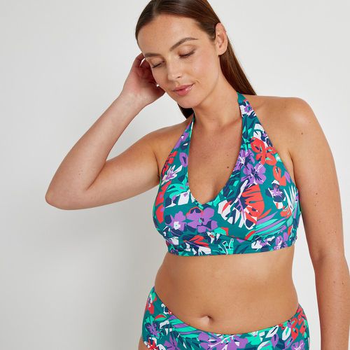 Floral Halterneck Bikini Top - LA REDOUTE COLLECTIONS PLUS - Modalova