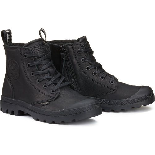 Pampa Hi Zip Walking Boots in Leather - Palladium - Modalova