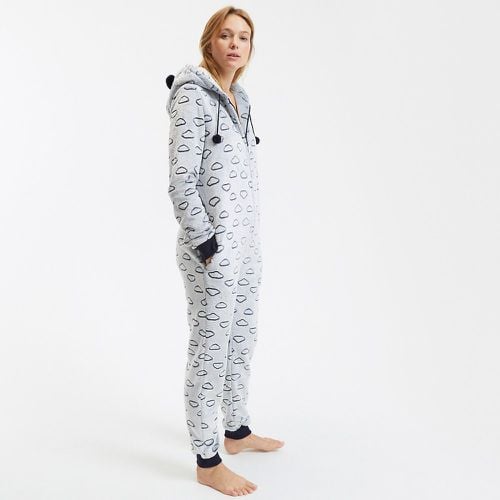 Cloud Print Fleece Onesie - SO'HOME - Modalova