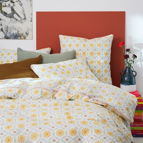 Porquero Geometric 100% Cotton Percale 200 Thread Count Duvet Cover - LA REDOUTE INTERIEURS - Modalova