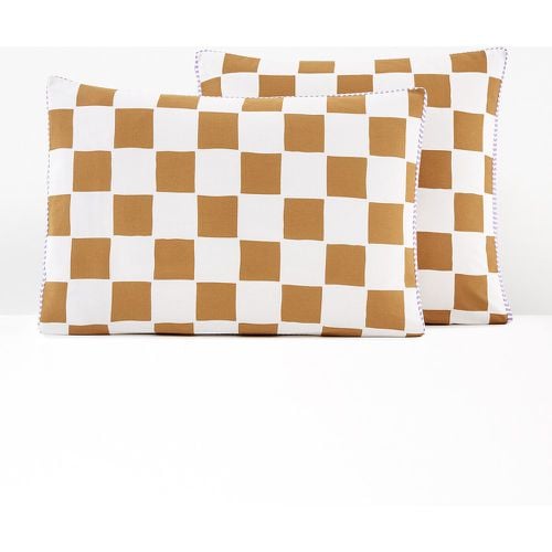 Lismore Checkerboard 30% Recycled Cotton Pillowcase - LA REDOUTE INTERIEURS - Modalova