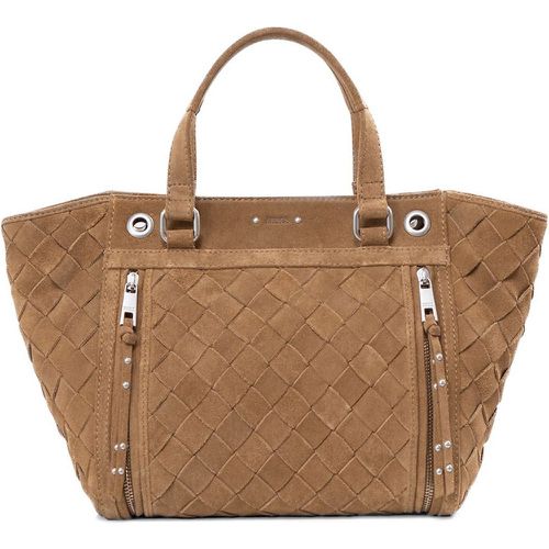 Medium Tote Bag in Woven Suede - IKKS - Modalova