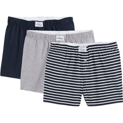 Pack of 3 Boxers in Jersey - LA REDOUTE COLLECTIONS - Modalova