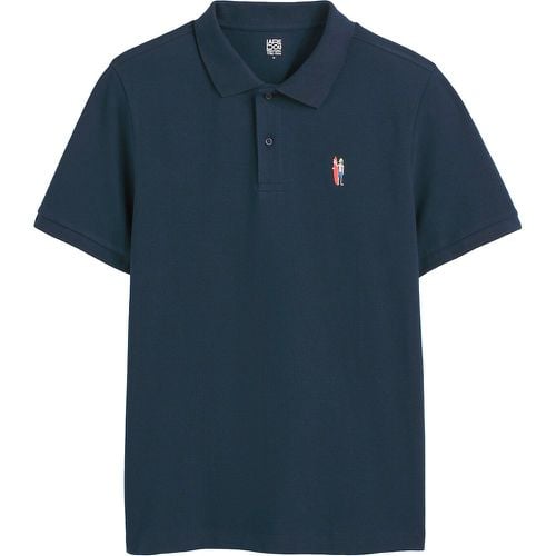 Embroidered Polo Shirt in Organic Cotton with Short Sleeves - LA REDOUTE COLLECTIONS - Modalova