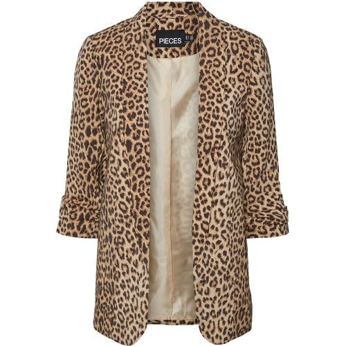 Leopard Print Blazer - Pieces - Modalova