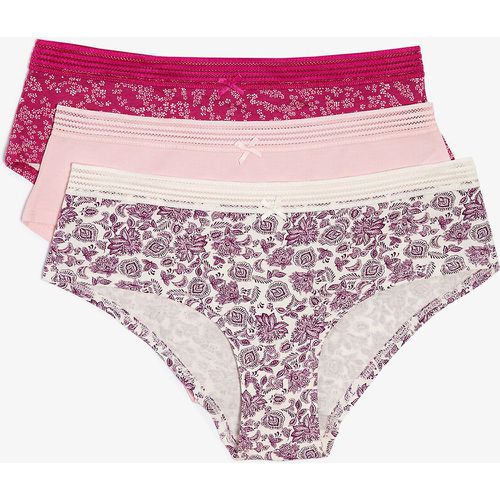 Pack of 3 Jackie Lace Ballerina Shorts in Cotton - ETAM - Modalova