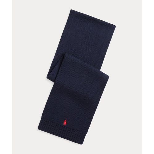 Junior Embroidered Logo Scarf in Wool - Polo Ralph Lauren - Modalova