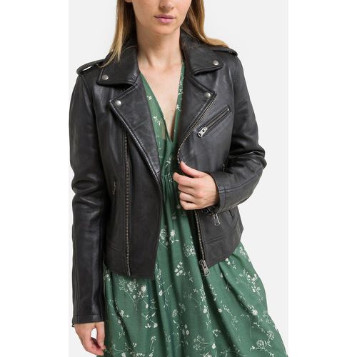 Boogie Asymmetric Biker Jacket in Leather - OAKWOOD - Modalova