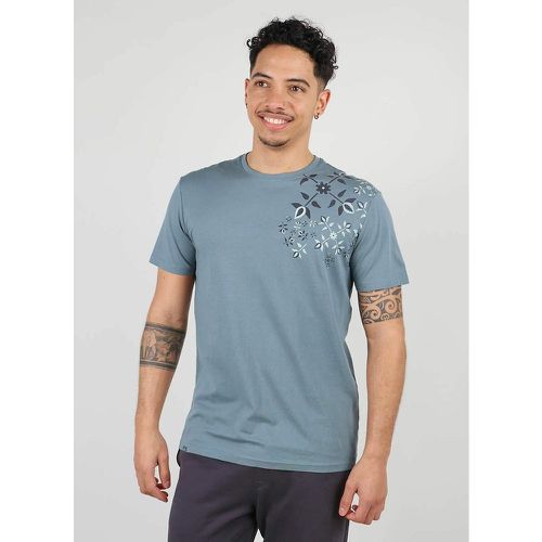 Graphic Print Cotton T-Shirt with Short Sleeves - Oxbow - Modalova