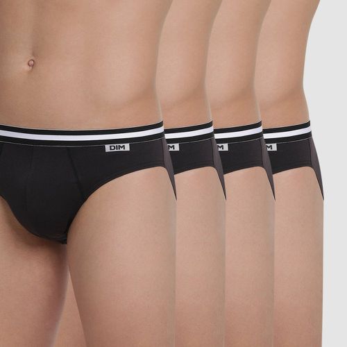 Pack of 4 Ecodim Briefs in Cotton - Dim - Modalova