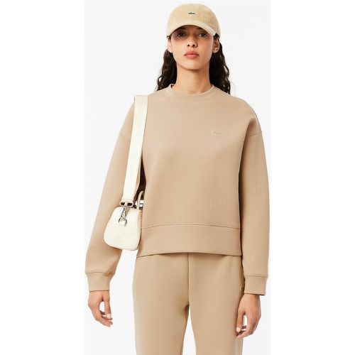 Cotton Mix Sweatshirt with Batwing Sleeves - Lacoste - Modalova