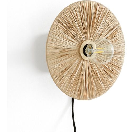 Rafita 30cm Diameter Round Raffia Wall Lamp - LA REDOUTE INTERIEURS - Modalova