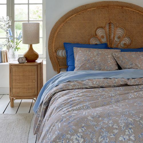 Melusine Floral 100% Washed Percale 200 Thread Count Duvet Cover - LA REDOUTE INTERIEURS - Modalova