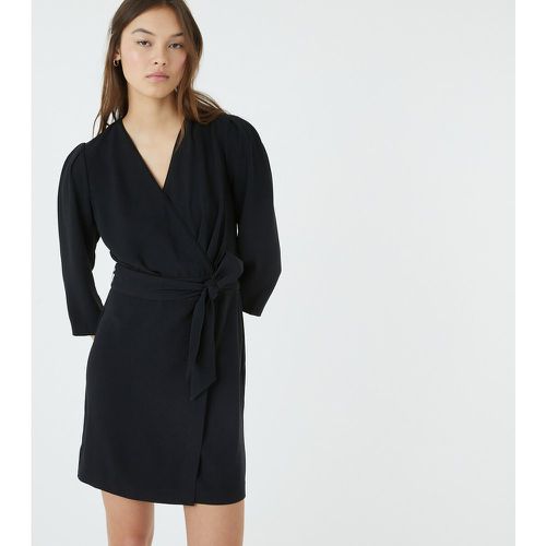 Wrapover Mini Dress with Tie-Waist - LA REDOUTE COLLECTIONS - Modalova