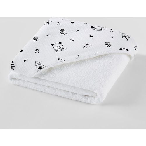 Forest Camp Cotton Muslin Baby Bath Cape - LA REDOUTE INTERIEURS - Modalova