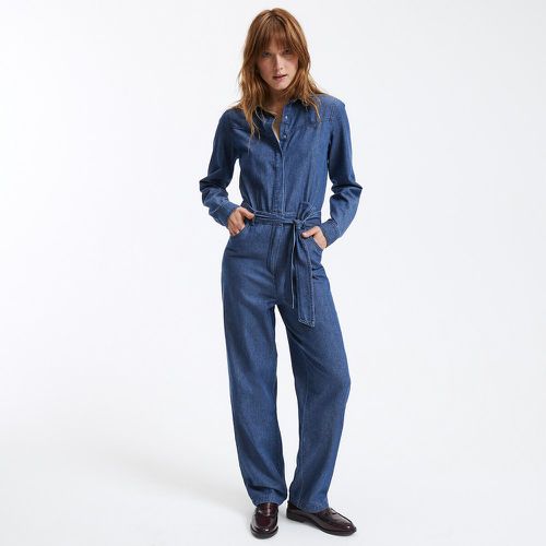 Lightweight Denim Jumpsuit, Length 31.5" - LA REDOUTE COLLECTIONS - Modalova