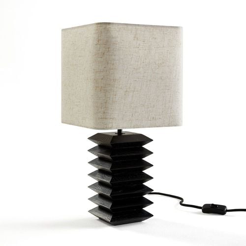 Remilo Solid Ash & Linen Table Lamp - LA REDOUTE INTERIEURS - Modalova