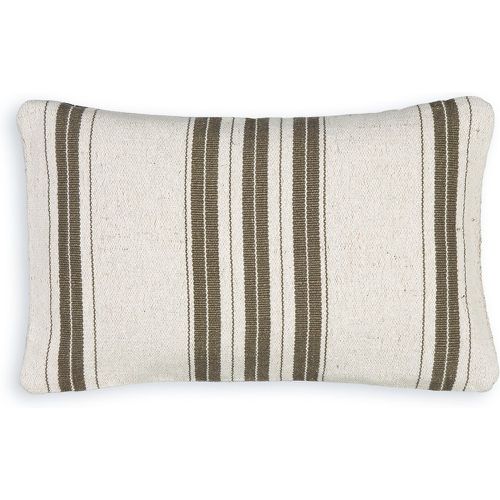 Minille Rectangular Striped Cotton & Jute Cushion Cover - LA REDOUTE INTERIEURS - Modalova