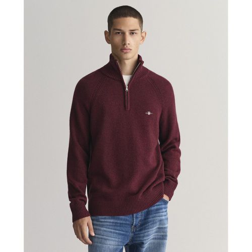 Wool Mix Jumper with Half Zip - Gant - Modalova