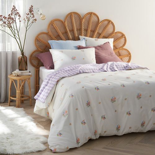 Hollyhill Embroidered Cotton Percale 200 Thread Count Duvet Cover - LA REDOUTE INTERIEURS - Modalova