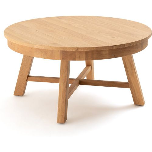 Zebarn Round Solid Oak Coffee Table - LA REDOUTE INTERIEURS - Modalova