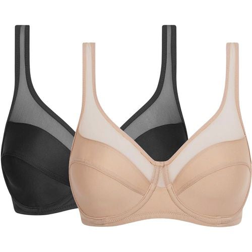 Pack of 2 Generous Full Cup Bras - Dim - Modalova