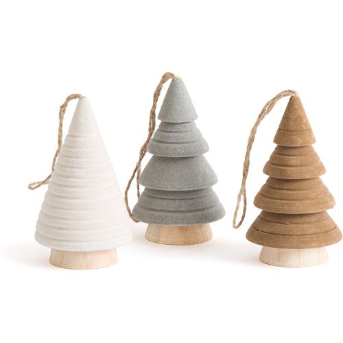 Set of 3 Caspar Felt Tree Decorations - LA REDOUTE INTERIEURS - Modalova