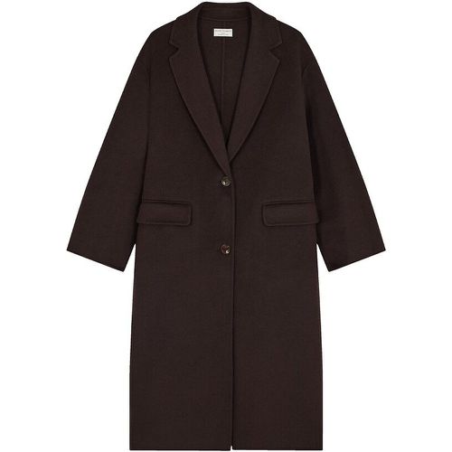 Neron Tailored Collar Coat in Wool Mix - Des Petits Hauts - Modalova