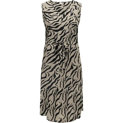 Sleeveless Mini Dress with Tie-Waist - ONLY CARMAKOMA - Modalova