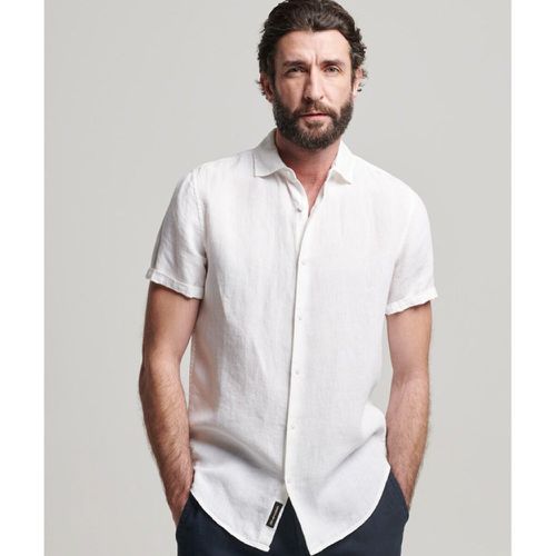 Linen Short Sleeve Shirt - Superdry - Modalova