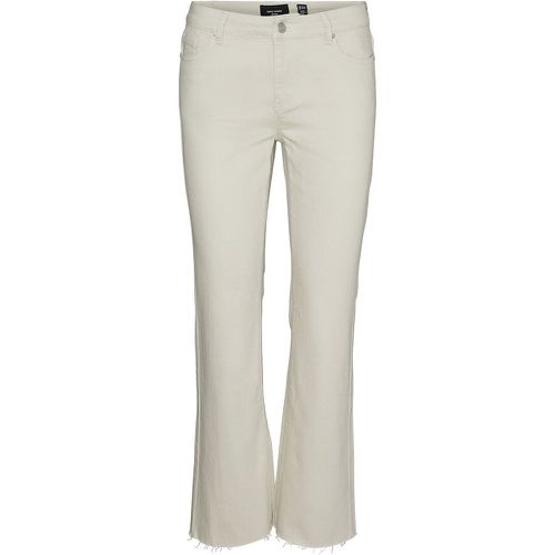 Cotton Mix Flared Trousers - Vero Moda - Modalova