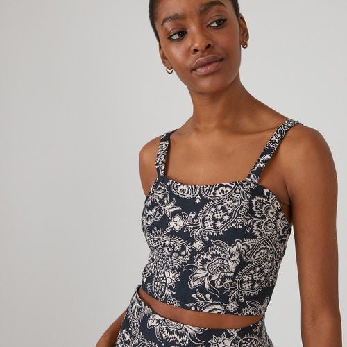 Cotton/Linen Cropped Top in Bandana - LA REDOUTE COLLECTIONS - Modalova