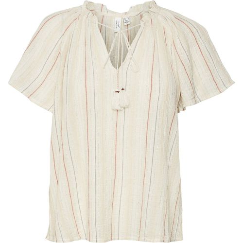 Striped Tie-Neck Blouse - Vero Moda - Modalova