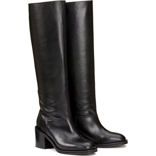 Signatures Leather Riding Boots with Block Heel - LA REDOUTE COLLECTIONS - Modalova