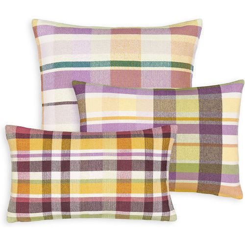 Palmilla Checked 100% Cotton Rectangular Cushion Cover - LA REDOUTE INTERIEURS - Modalova