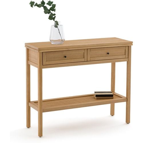 Gabin Solid Pine & Cane Double Level Console Table - LA REDOUTE INTERIEURS - Modalova