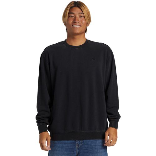 Cotton Mix Sweatshirt with Crew Neck - Quiksilver - Modalova