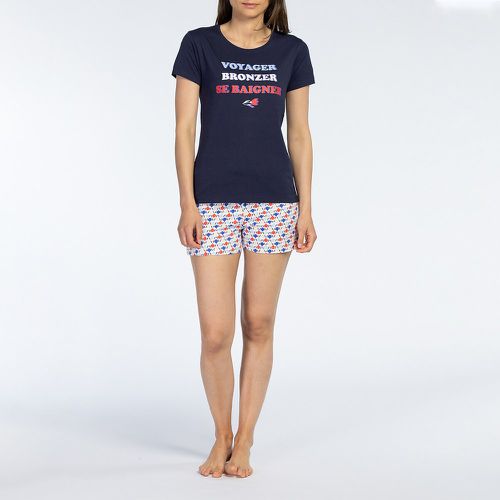 Baignade Cotton Short Pyjamas in Jersey with Short Sleeves - MELISSA BROWN - Modalova