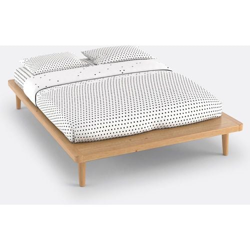 Jimi Solid Pine Platform Bed with Base - LA REDOUTE INTERIEURS - Modalova