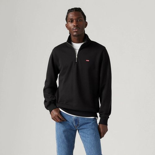 Embroidered Logo Cotton Sweatshirt with Half Zip - Levi's - Modalova